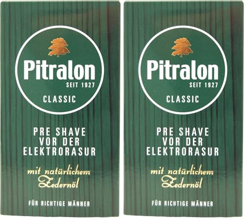 Pitralon Classic Pre Shave, 100 ml (Packung mit 2)
