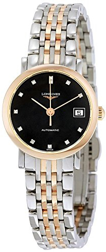 Longines Damen-Armbanduhr 25.5mm Armband Zweifärbiger Edelstahl Zwei Ton Automatik Analog L4.309.5.57.7