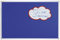 Franken PT330303 Textiltafel 120 x 90 cm, blau