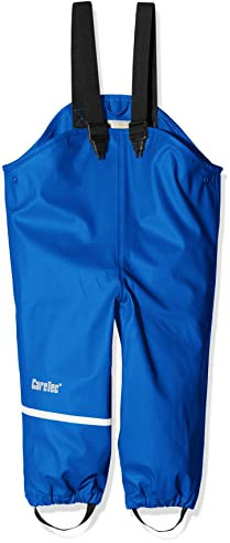 CareTec Rain Overall-PU w/o Fleece Pantaloni Impermeabili, Oceanblue (706), 104 Unisex-Bambini e Ragazzi