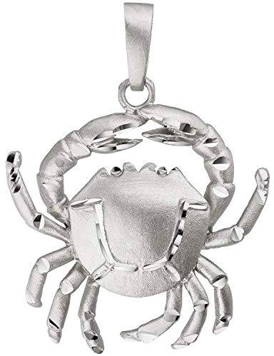 Jobo Sternzeichen-Anhänger aus 925 Sterling Silber matt