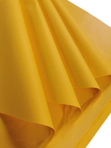 Yellow Tissue Paper 25 Large Sheets, Acid Free Art Paper, Perfect for Gift Wrap, Storage, Packing, Art & Craft Bulk Pack Archiving Shredding 70 x 50cm Sheet Size