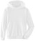 Spring&Gege Ragazzo Casual Felpe con Cappuccio Basic in Cotone Tinta Unita Pullover per Bambino, Bianco, 9-10 Anni