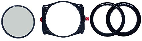 Kase K9 Slim 100 mm Filterhalter Kit inkl. magnetischem CPL & 67 mm 72 mm 77 mm 82 mm Adapter