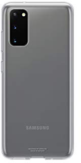 Samsung Clear Cover Smartphone Cover EF-QG980 für Galaxy S20 | S20 5G Handy-Hülle, extra-dünn und griffig, Schutz Case, durchsichtig, transparent - 6.2 Zoll