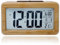 mixed24 LED Wecker Bambus Schlummerfunktion Schlummern Digital Beleuchtet