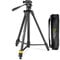 NATIONAL GEOGRAPHIC Photo Tripod Kit with Monopod, Carrying Bag, 3-Way Head, Quick Release, 3-Section Legs Lever Locks, Geared Centre Column, Load up 3kg, Aluminium, for Canon, Nikon, Sony, NGHP004