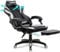 Olsen & Smith XTREME New and Improved 2024 Model Gaming Chair Ergonomic Office Desk PC Computer Recliner Swivel Chair Detachable Padded Head Rest Lumbar Support Cushion & Footrest (Black/White)