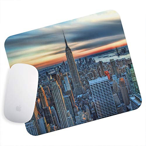 WhatsOnYourWall Mouse Pad | Gaming Mouse Mat | Computer Mouse Pad | Desk Mouse Mat | PC Mouse Mat | Mouse Pad Gaming | Small Mouse Mat | Gaming Mouse Pad | Colourful New York City