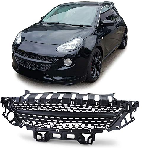 Sport Kühlergrill ohne Emblem Black Edition Schwarz für Opel Adam 12-19