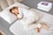 Lynmark® Kids 2x Potty training Bed Pads for Waterproof Protection - Bed Protector For Potty Training & Bed Wetting Toddlers & Children, Absolute Lifesaver for Your Mattress & Sheets, 70x85 cm White