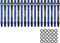 HERZWILD 18pcs Dart shafts Dartpfeil-Schäfte Dart gummiring Dart zubehör (3 Long shafts)