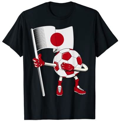 Japan Fußball Trikot Japanische Flagge Fußball Dab lustig T-Shirt