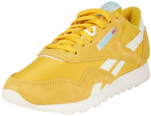 Reebok Damen Klassisches Nylon Sneaker,Team Yellow F23 Team Yellow F23 Kreide,35.5 EU