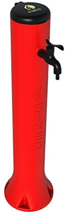 Sined Tritone Gartenbrunnen aus HDPE mit Veranlagung für Schnellangriffe, rot