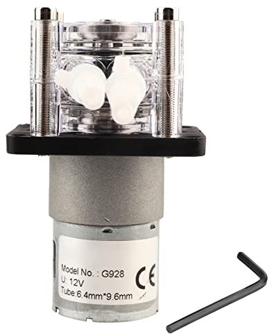 DC 12V Peristaltic Pump, 0-400ml/min High Stream Water Peristaltic Pump Tube Vacuum for DIY Aquarium Lab Chemical Analysis