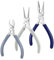 Mr. Pen- Blue Mini Jewelry Making Kit, Pliers 3 Pack - Chain Nose & Earring Pliers, Wire Cutters