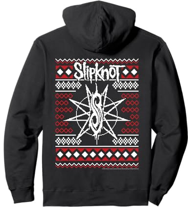 Slipknot Christmas by Rock Off Pullover Hoodie