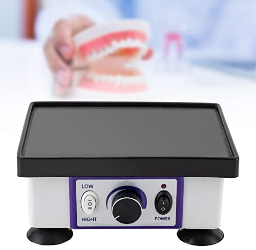 Dental Square Vibrator, 120W Rüttler Zahntechnik Dentalrüttler Vibrating Einstellbar Gipsrüttler für Zahnärzte Zahnärztlicher Krankenhaus Zahnarzt Klinik