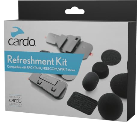 Cardo KIT RAFRAÎCHISSEMENT POUR SÉRIES PACKTALK/FREECOM X/SPIRIT, Noir