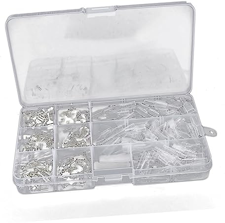 CAXUSD 270-teiliges Satz Mit Elektrisch Isolierten Crimp-anschlussklemmen Und Flachsteckern Für Reparaturen