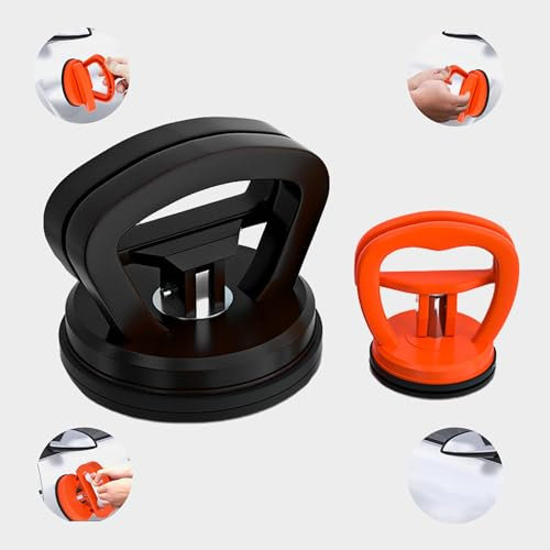 Ventosas para Coche - Kit de herramientas coche - Sacabollos coche - Saca bollos de chapa coche - Ventosa Abolladuras Coche - Kit de Ventosas Sacabollos - 1 Ventosa grande Ultrapotente y 1 Pequeña