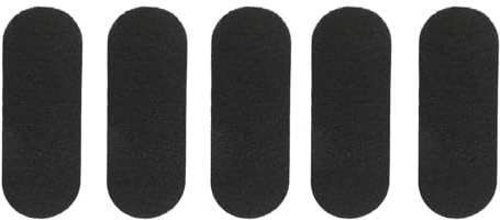 HUSHUI 5Pcs Ceiling Fan Blades Filters,Professional Replacement Coconut Activated Carbon Fiber Ceiling Fan Filters for Home Kitchen Office (Elliptical)