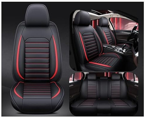 Diczkuoi Full Set Auto Sitzbezüge für M𝐚zda 3 Hatchback(2018-),Das ganze Jahr über geeignet, wasserdichte Echtleder-Autositzbezüge, stilvoll, bequem und langlebig
