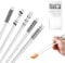 JYJLLM 5 pairsCeramic Chopsticks，Chopsticks Reusable，apanese Chinese Chop Sticks for Sushi, Noodles