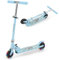 COSTWAY Scooter Kinder Roller, Tretroller mit LED-Räder, Klappbar Lenker, Höhenverstellbar Kinderroller Cityroller Kickscooter für Jungen und Mädchen ab 3 Jahren (Hellblau)