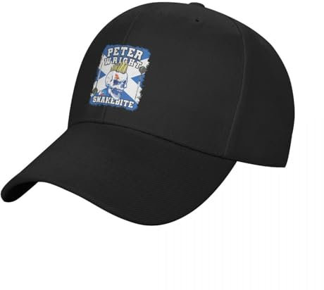 ROBEIUO Baseballmütze Basecap Peter Wright Schottland PDC World Darts Championship Baseball Kappe Mann Kappe Golf Hut Mann Frauen Strand 2024 Männer