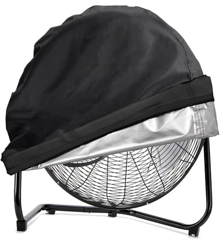 Dustproof Cover for 18-20 Inch High Velocity Metal Floor Fan Storage,Dust Waterproof Covers for 18-20 Industrial Floor Fans Store in Winter,Washable,Reusable,Lightweight,Indoor Use,1 Pack