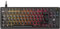 CORSAIR K70 CORE TKL RGB Mechanische Tenkeyless-Gaming-Tastatur – Vorgeschmierte CORSAIR MLX Red v2 Linear Switches – SOCD – Zweischichtige Schalldämpfung – ABS Keycaps – QWERTZ DE – Schwarz