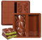 Lot de 2 moules à chocolat en silicone - Grand et profond - Anti-adhésif - Réutilisable - Multifonctionnel - Pour gâteau aux chocolats