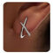 Halora Ohrstecker Silber Ohrringe Stecker Damen Silber Klein Ohrringe Silver Earrings for Women Schmuck(Zirkonia Silber)