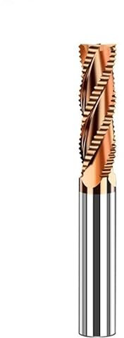 Schruppen Endmühle 4-12 mm 4 Flöte CNC Router Bit Spiral Milling Bit t ICN Glasur HRC 55 Solide Carbid -Fräserschneider(3.0x8x4Dx50L)