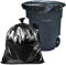 Sac Poubelle 240 Litres | 20 x Housses de Container + 1 Sangle de Fixation Offert | Sacs Housses 240 Litres Noir | Tous Types Déchets et Ordures | Epaisseur 30µ | Anti Fuites et Anti Salissures