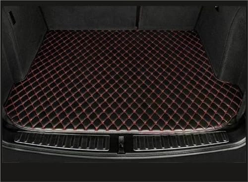 QFJFBGGH Bandeja Maletero Alfombrillas Maletero Coche para Mercedes para Benz Clase B Clase B 2012-2019, Revestimiento Carga Alfombra Accesorios Interiores Coche Estera Maletero(Black with Red)