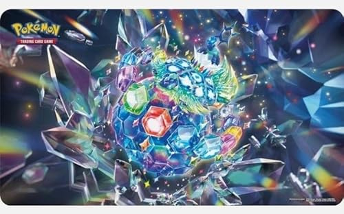 BB-Toy-Trades kompatibel für Pokemon TCG Playmat Spielmatte Mousepad Tischunterlage Karmesin Purpur Stellarkrone - Terapagos Playmat