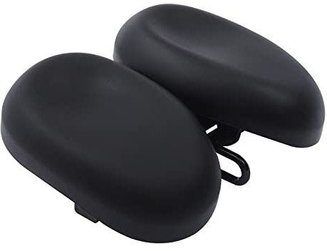 Fahrradsattel - Extra Breiter Memory Foam Sattel mit 3D-Schockabsorption | Ergonomischer Gel-Sitz für Mountainbike, E-Bike & Cityrad | Schmerzfrei Langstreckenfahren Schwarz