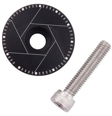 Zeiwohndc Aluminiumlegierung Fahrräder Steuersätze Top Caps & Schraube Fahrrad Vorbau Tops Kappen Abdeckung Gabel Rohr Abdeckungen Fahrräder Zubehör Fahrrad Vorbau Steuersatz
