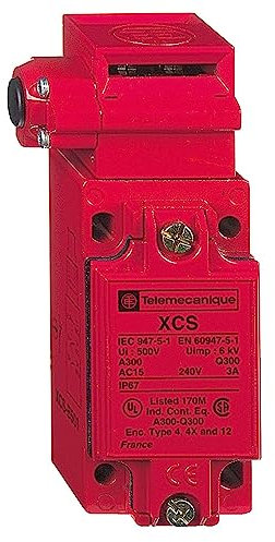 Schneider Electric XCSB501 Limit Switch, Metal 1-Conduit 113,5X40X44Mm Key Nc+2No Slow Pg13.5 Manual Unlocking By Button