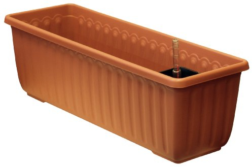 Plastia jardinière à réserve d’Eau Siesta LUX 40x20x19 T