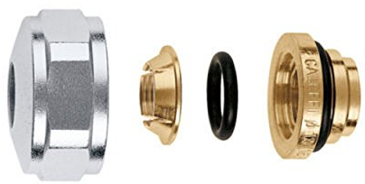 Caleffi 347516 Klemmverschraubung für Rohre aus kupfer/stahl, O-Ring 3/4-Ø 16