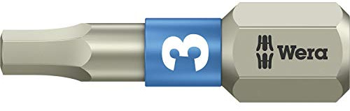 Wera 5071073001 3840/1 TS Bits, Edelstahl 3.0x25