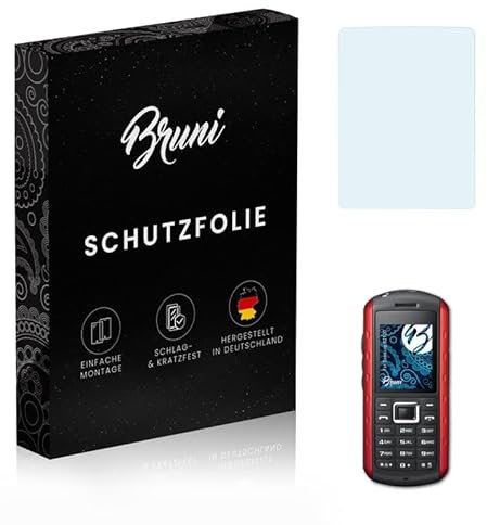 Bruni Protecteur d'écran compatible avec Samsung B2100 Film Protecteur, cristal clair Écran protecteur (2X)
