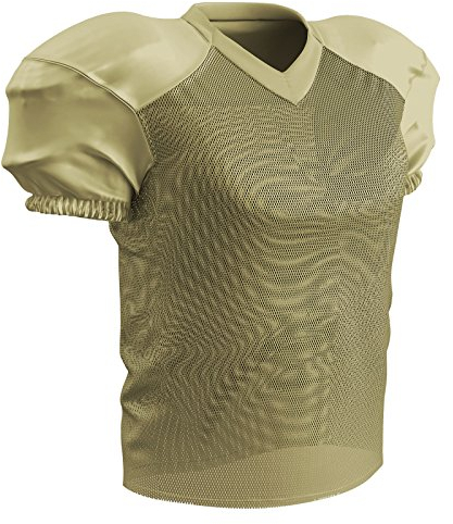 Champro Herren Football Practice Jersey Time Out Fu balltrikot aus Polyester, Grün (Vegas Gold), M EU