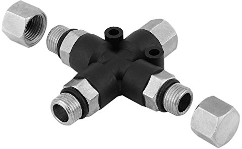 Airbrush Kompressor zu Airbrush Schlauchadapter Splitter Stecker 1/8BSP 3-fach