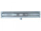 BERNSTEIN® Duschrinne 100cm für Duschkabine mit Edelstahleinsatz, Komplettset, Doppelseitiger Bodenablauf mit integriertem Siphon, Flache Edelstahl-Ablaufrinne GT02 für Badezimmer