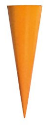 Roth Schultüte Rohling orange 50 cm rund